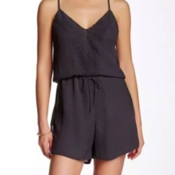 NEW - IRO Women's Black Embroidered Omalys Romper - Size 8 US / EU 40 - Picture 9 of 9